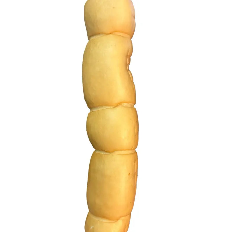 <GOLDEN TICKET!> 12” Peanut Butter Collagen Cheek Rolls (3 Pack) 100% Natural and Extra-Thick - Single-Ingredient - Long-Lasting for Big Dogs and Aggressive Chewers