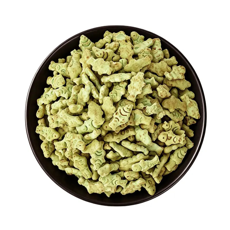 Petsforest Crunchy Cat Grass Cat Treats, 2.2Lb, Natural Ingredients with Peppermint, Vitamin D3, Palm Oil & Lecithin, Gentle Daily Hairball Care, Dental Chewing Support, Training Biscuits